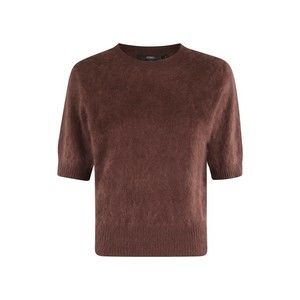 Seventy Bordeaux Cashmere Sweater With Crew Neck And Short Sleeves - NWT